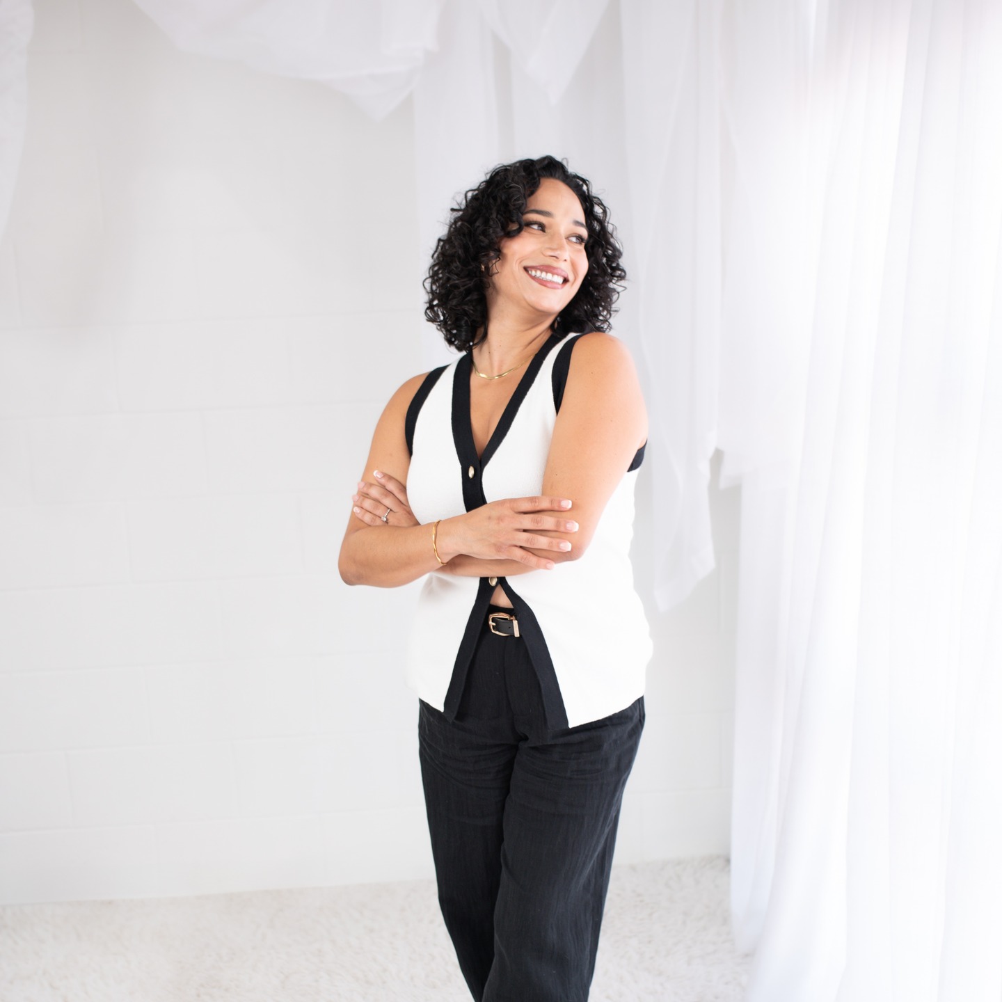 Miah Irizarry in her studio